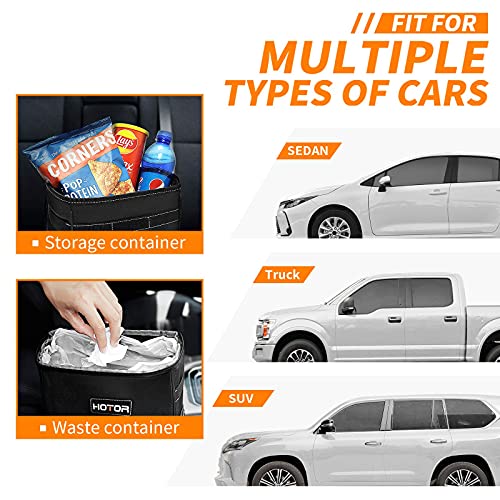 HOTOR - Organizador de auto con tapa y bolsillos