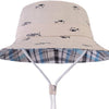 Sombrero de sol reversible 6-18M