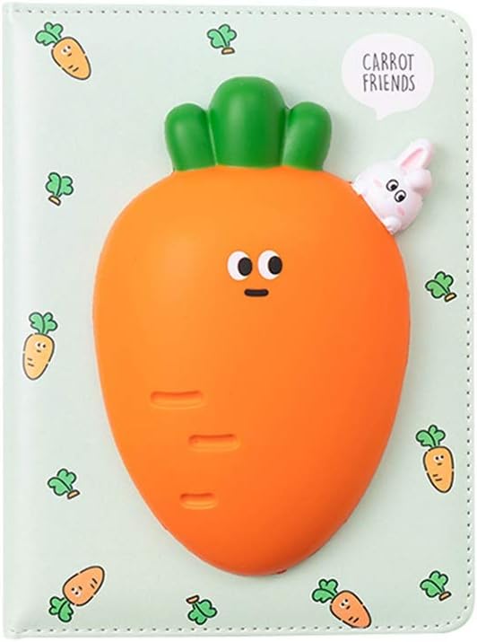 wyh-Cuadernos de diario para niños, zanahoria