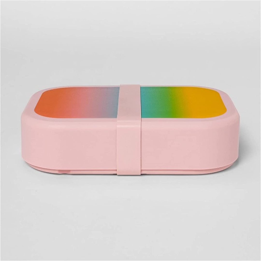 Caja de plástico bento 25oz Colores