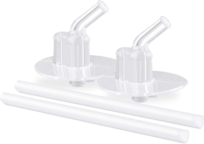 Thermos- Cañitas de respuesto para botella FUNtainer de 12onzas, Transparente