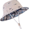 Sombrero de sol reversible 6-18M