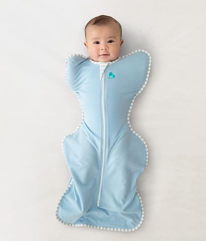 Love to Dream- Manta envolvente celeste claro, Talla 1-3 meses de 1.0 TOG