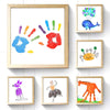 Juego de pintura para dedos Anpro en 8 colores x 60 ml