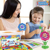 Creative Kids Flakes - Juego de discos de plástico entrelazados de 1400 piezas