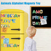 ABCaptain Imanes del alfabeto de animales para refrigerador