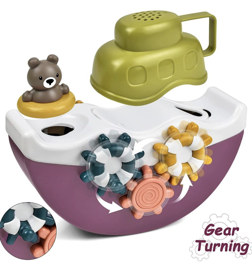 LiKee Juguetes de barco de baño