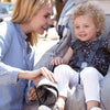 Skip Hop Saco para bebés listo para usar en carros de paseos, apta para tres estaciones, gris brezo