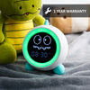 Reloj despertador para niños verde