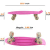 Meketec Skateboards Mini Cruiser - Patineta (56 cm)