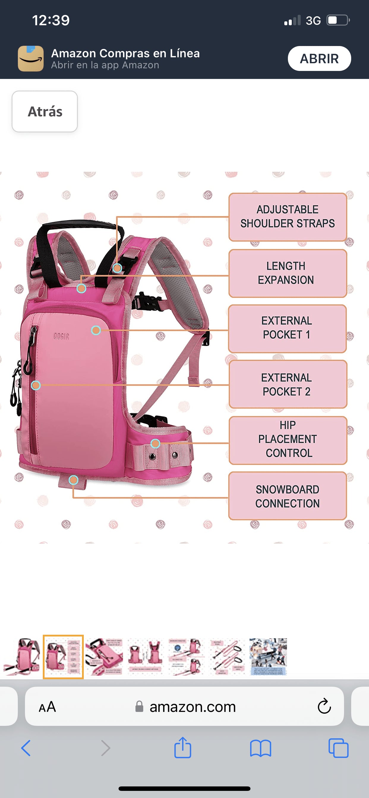 QOGIR Arnés para niños