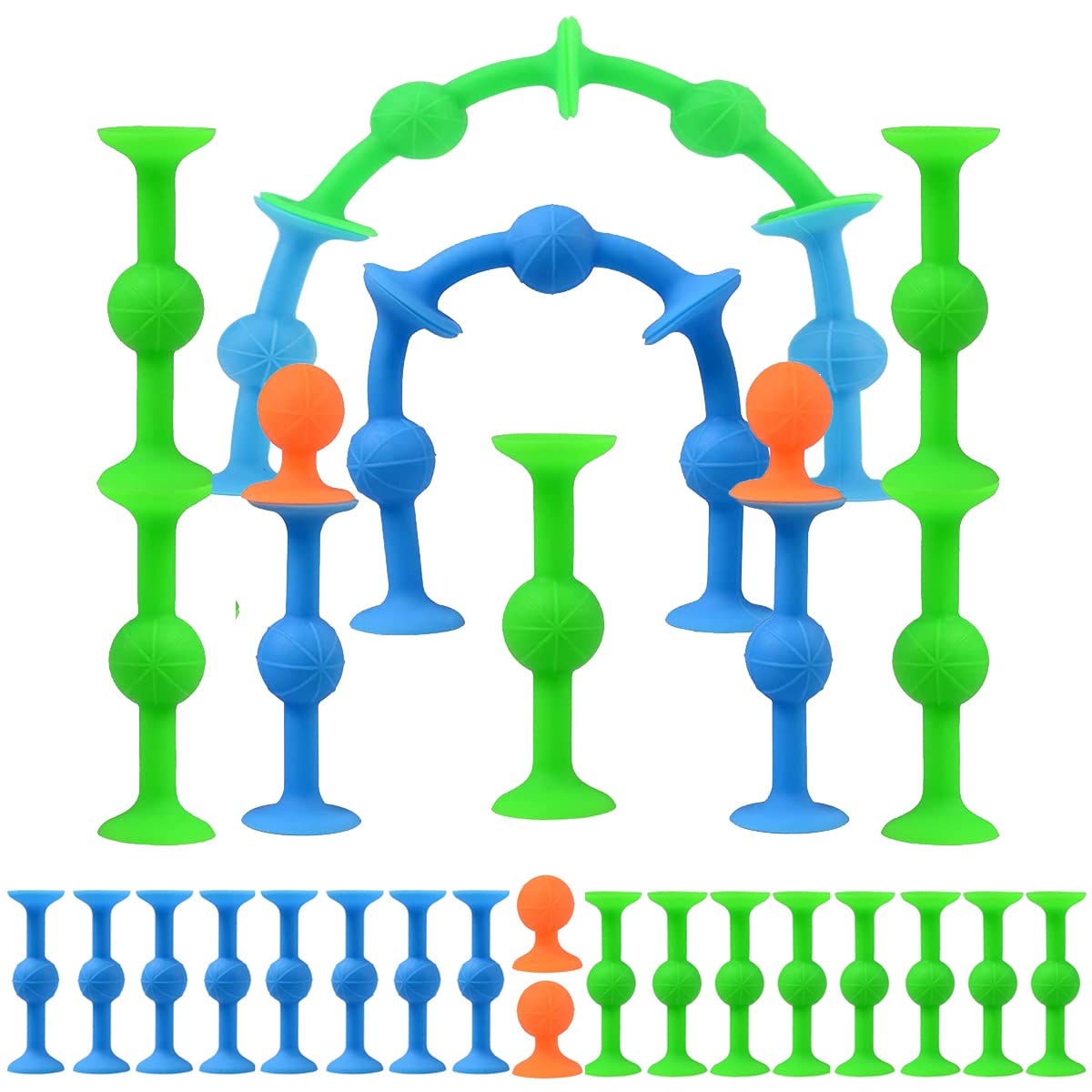 STOOSVIP Juego de 17 dardos con ventosa