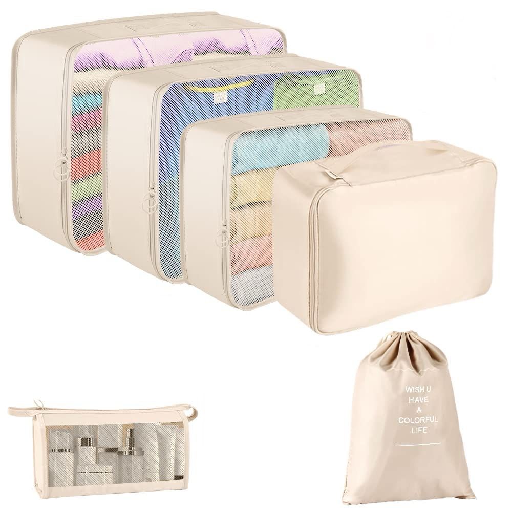 Bolsas organizadoras beige 6pk