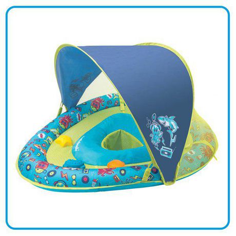 SwimSchool- Asiento ajustable de tela BabyBoat, azul