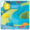 SwimSchool- Asiento ajustable de tela BabyBoat, azul