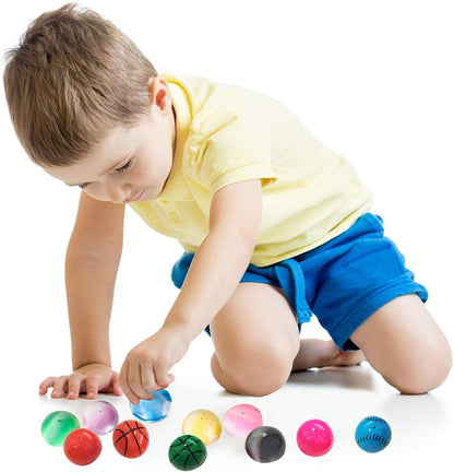 ArtCreativity- Mezcla de poppers de goma de 1,25 pulgadas para niños, paquete a granel de 72 juguetes