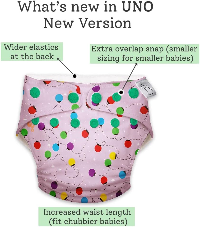 Superbottoms- Pañal de tela para bebés, luces