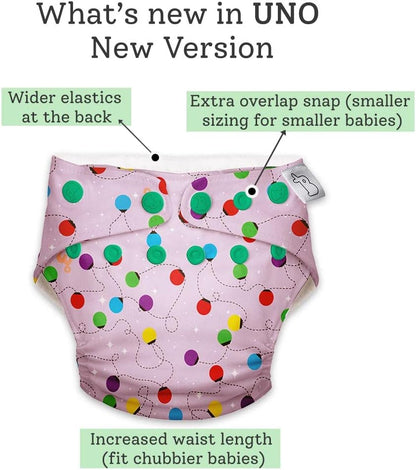 Superbottoms- Pañal de tela para bebés, luces