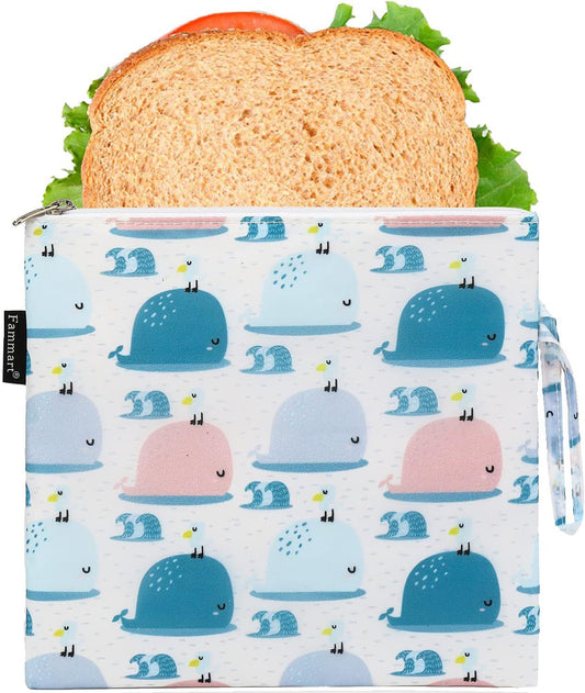 Bolsitas para meriendas de ballenitas, paquete de 2