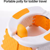 Orinal plegable, naranja