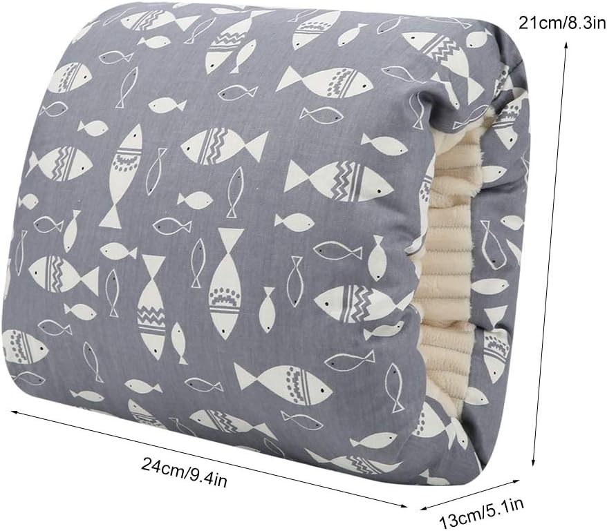 Almohada de lactancia para brazo, diseño peces
