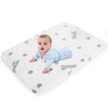 Playard- Colchón de espuma de bebé con funda extraíble con cremallera, 24x42 pulgadas diseño estrella