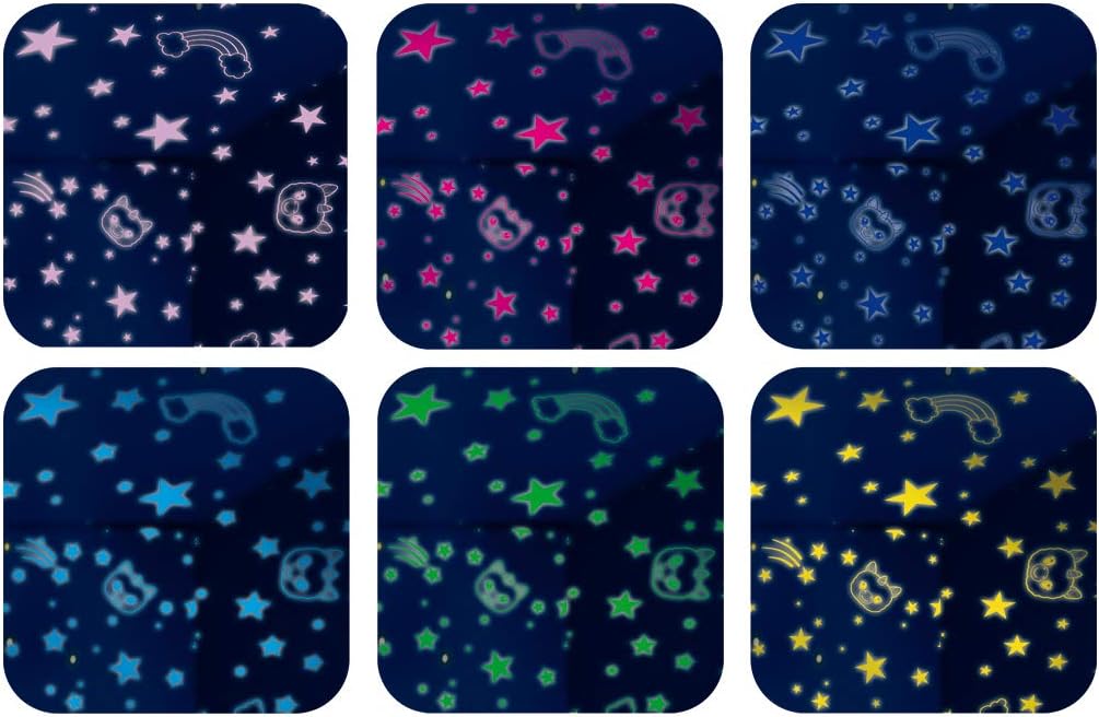 Star Belly Dream Lites- Peluche tiburón Que proyecta un Cielo de Estrellas de Colores en la habitación.