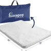hiccapop Pack and Play- Colchón para Encierro (38"x26"x1.5") con bolso de transporte