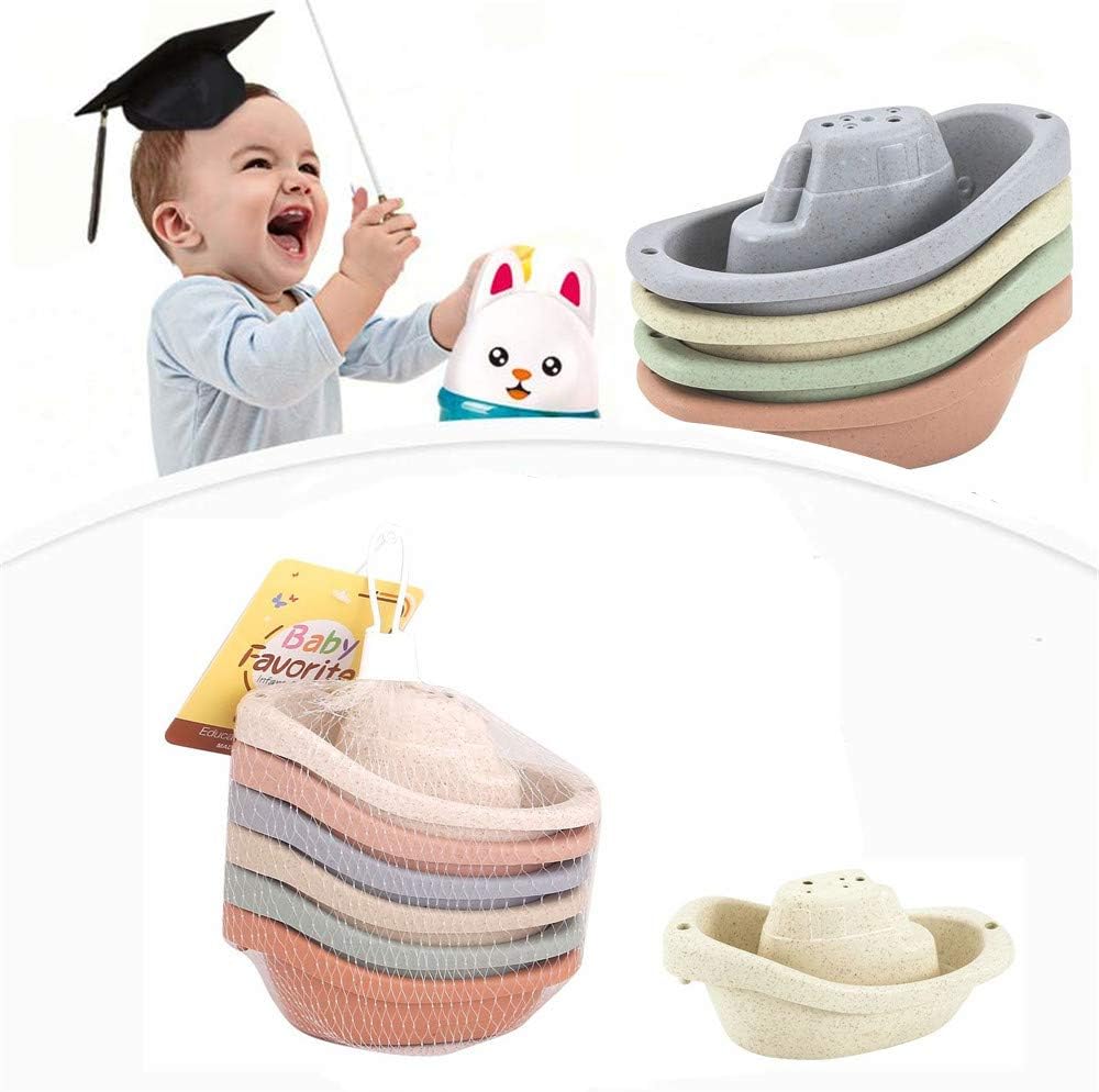 Baby Favorite- Juguetes de Baño con Taza Apilable, botes