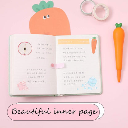 wyh-Cuadernos de diario para niños, zanahoria