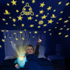 Star Belly Dream Lites- Peluche tiburón Que proyecta un Cielo de Estrellas de Colores en la habitación.