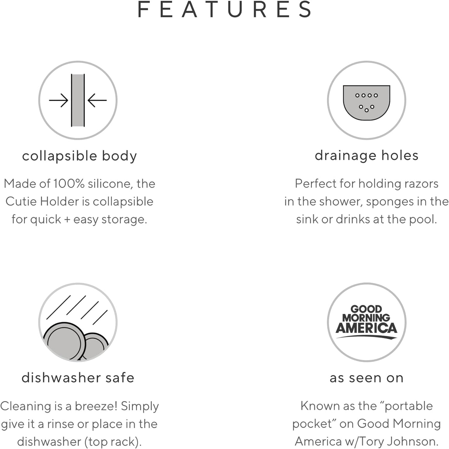 Ryan & Rose Cutie - Soporte universal para cochecito (gris pardo)