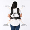 Baby Tula- Coast Explore Mesh Baby Carrier, portabebés ajustable para recién nacidos y niños pequeños, diseño costa grafito