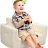Sofá infantil 2 en 1 plegable y cómodo de sherpa