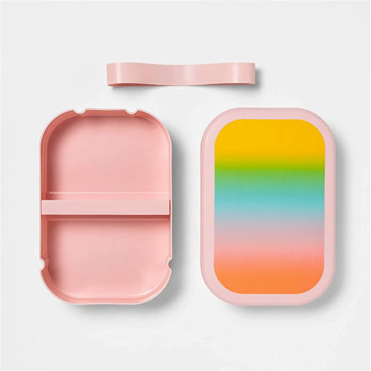 Caja de plástico bento 25oz Colores