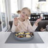 ezpz Happy Mat (Lime) - Plato de succión 100% silicona con mantel individual incorporado para niños pequeños