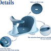 Asiento de baño para bebés 6m+, verde