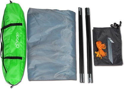 Yodo- Tienda de campaña para 2 personas, verde