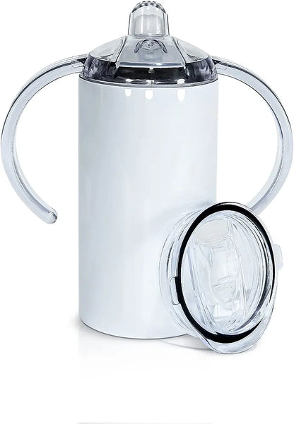 Foaincore- Vasos de sublimación en blanco con asa y tapa