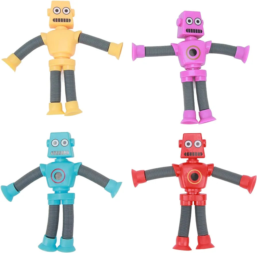 SUNGOOYUE-Juguete telescópico con ventosa, 4 piezas