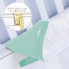 Biloban- Protector de la cubierta del riel de la cuna de 3 piezas Envoltura protectora segura para la dentición para los rieles de la cuna estándar, color aguamarina