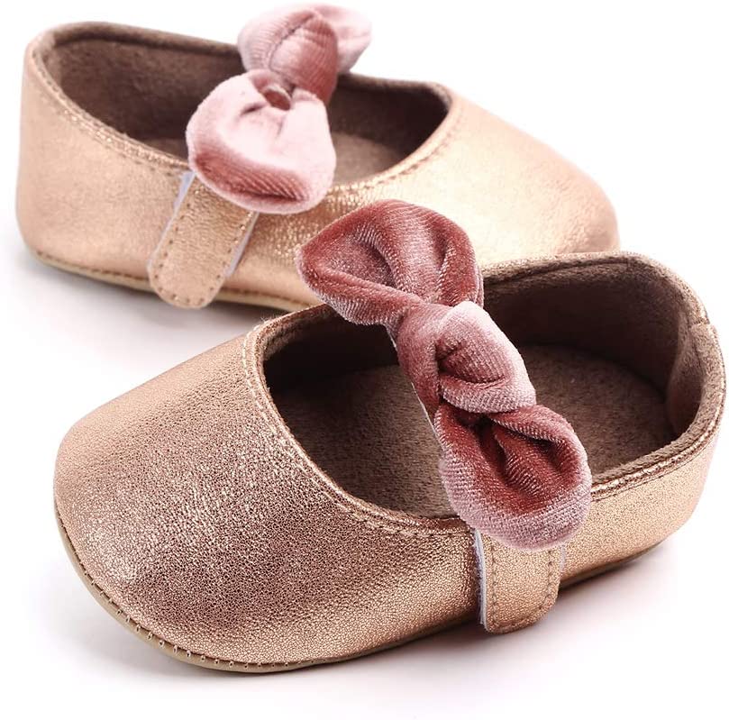 Myppgg-Zapatos Antideslizantes para bebé niña Mary Jane, talla 5