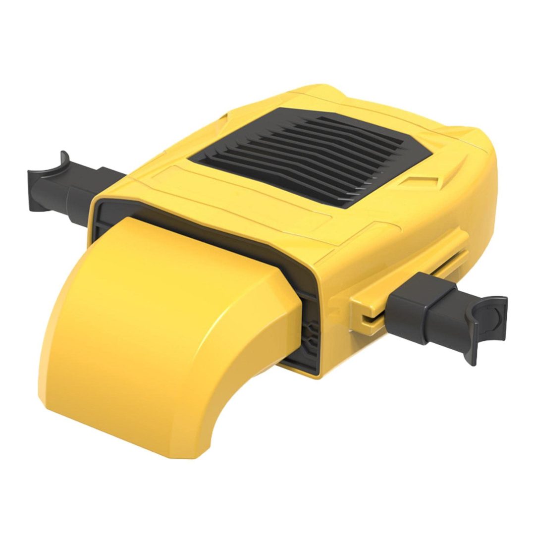Automobile- Miniventilador para asiento de carro, amarillo