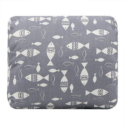 Almohada de lactancia para brazo, diseño peces