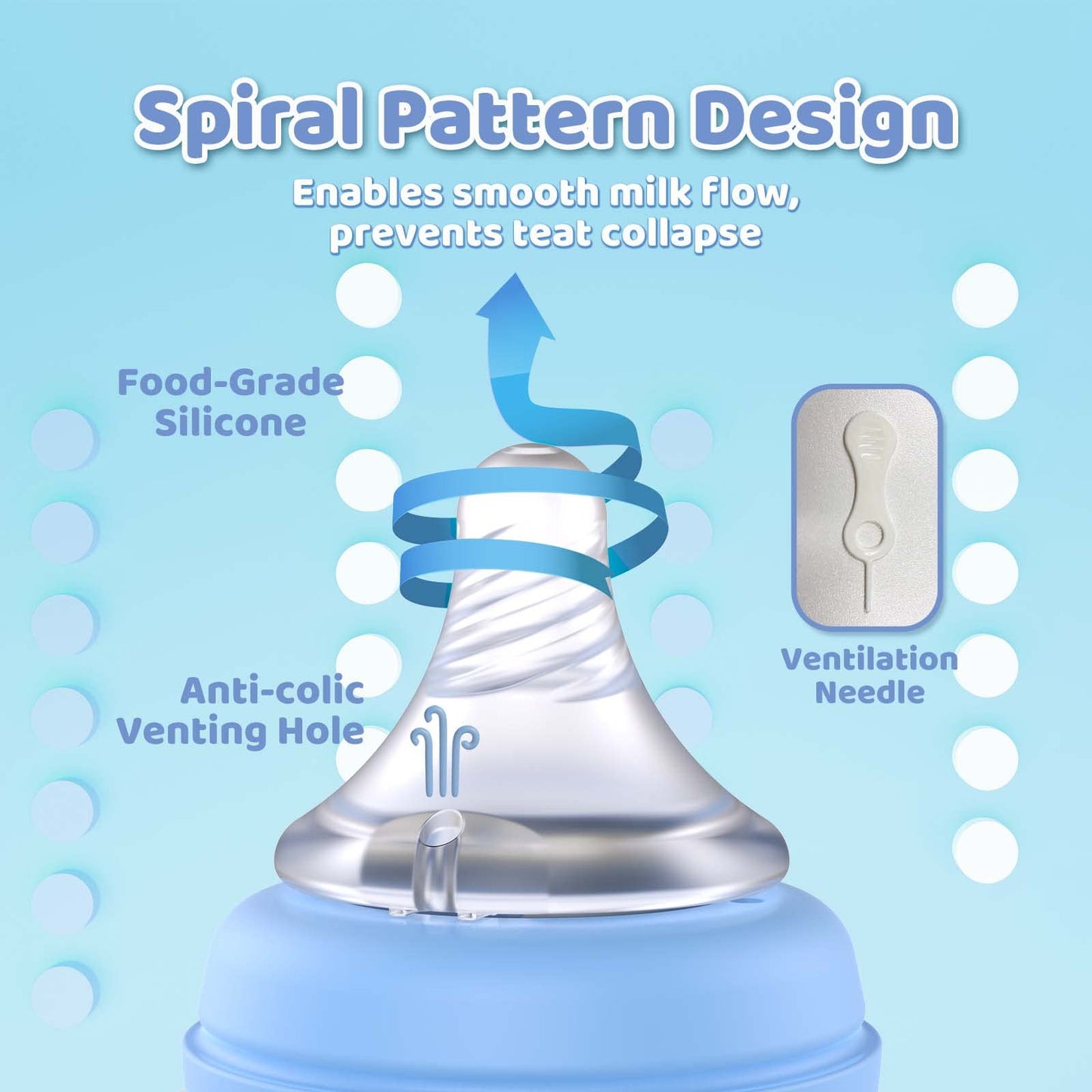 Supermama- Biberón para recién nacidos, 9 Oz, 1 ud