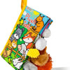 Jollybaby-Libro de actividades de tela con tela arrugada, colas de felpa