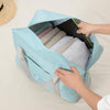 Bolsas de Viaje para Equipaje Espaciosas con Bolsillos, 2 pack celeste y verde