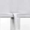 Tillyou- Cobertores para rieles laterales de cuna, reversible Gris/blanco