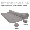 KVK-Manteles individuales de silicona para niños,2 uds, gris