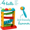 Bop & Drop Ball Tower - Juego educativo STEAM, habilidades de coordinación mano-ojo y juego de causa y efecto para bebés
